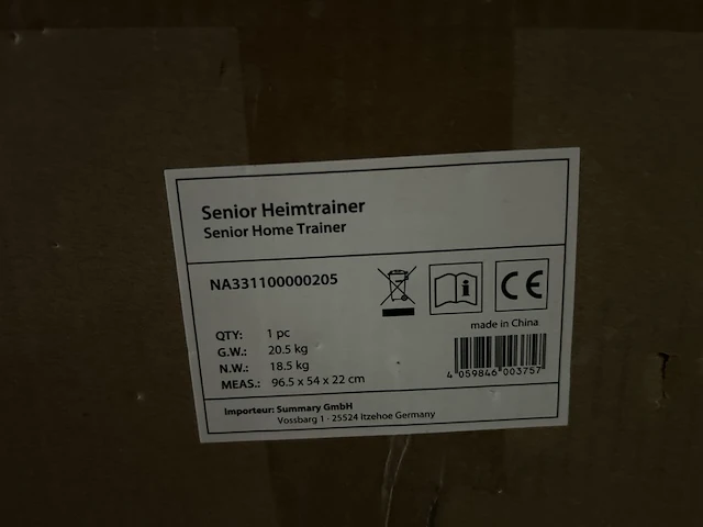Hometrainer ultrasport - afbeelding 2 van  3