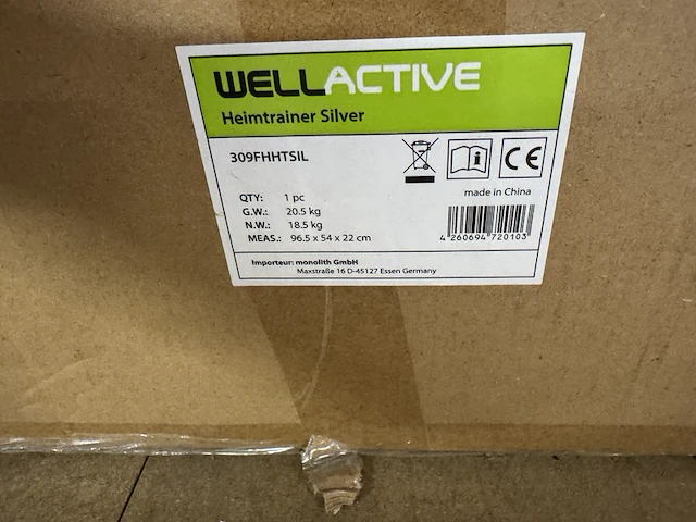 Hometrainer wellactive - afbeelding 2 van  2