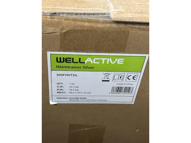 Hometrainer wellactive - afbeelding 3 van  4