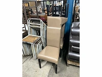 Homint kunstlederen restaurantstoelen (3x) - afbeelding 6 van  6
