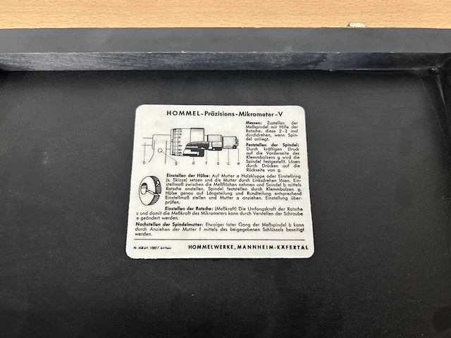 Hommel buiten micrometer - afbeelding 7 van  7