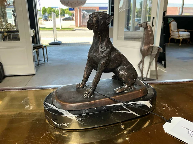 Hond bronzen beeld - afbeelding 1 van  4