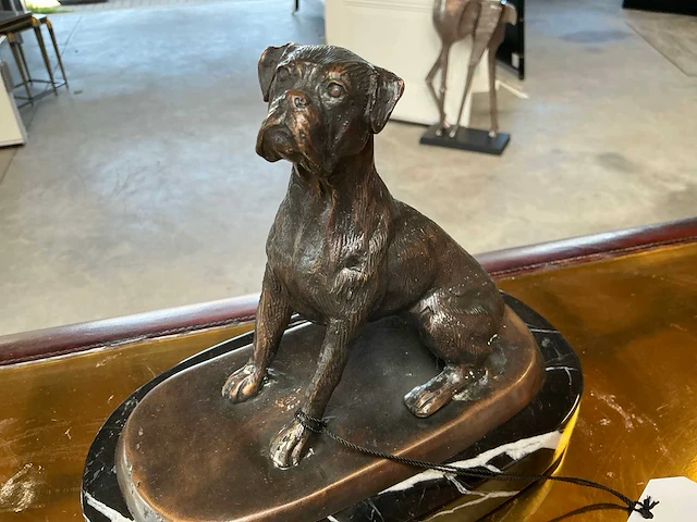 Hond bronzen beeld - afbeelding 2 van  4