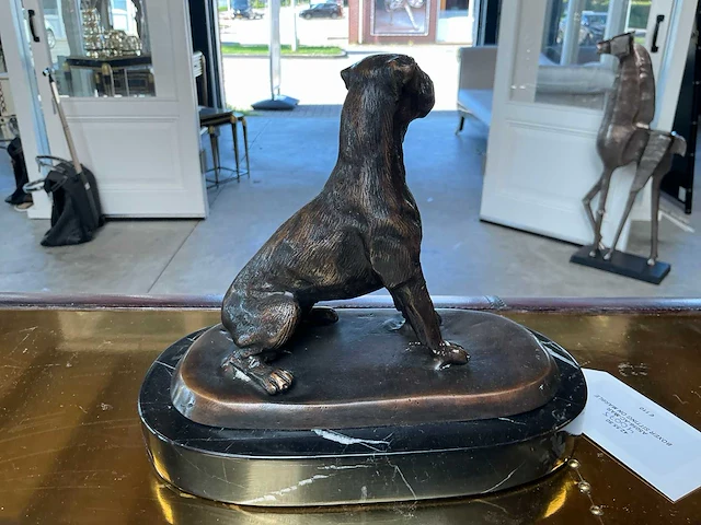 Hond bronzen beeld - afbeelding 3 van  4