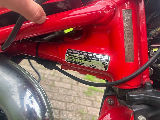 Honda - bromfiets - mt 50 - 1985 - moped - afbeelding 2 van  16