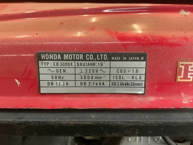 Honda - eb3000x - aggregaat - afbeelding 5 van  6