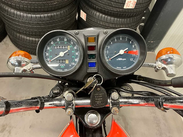 Honda - tour - cb 400 n/t - motorfiets - afbeelding 8 van  12