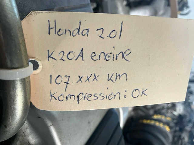 Honda 2.0l k20a automotor - afbeelding 5 van  5