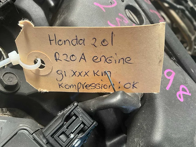 Honda 2.0l r20a automotor - afbeelding 6 van  6