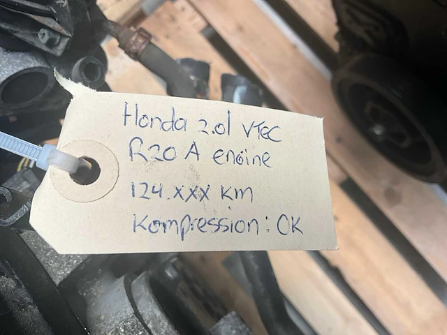 Honda 2.0l v-tec r20a automotor - afbeelding 6 van  6
