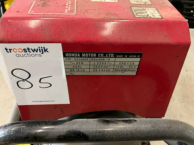 Honda eg4500 stroomgenerator - afbeelding 6 van  6