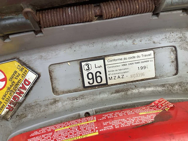 Honda hrb 475 grasmaaier - afbeelding 5 van  5