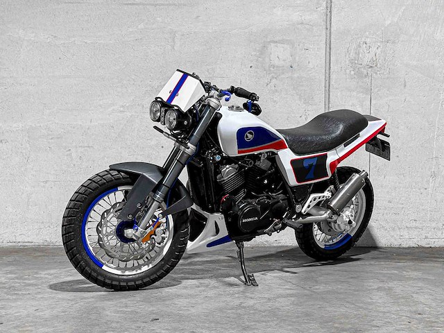 Honda vt 500e shadow chopper flat tracker 498cc 1983, mp-30-tx motorfiets - afbeelding 1 van  14