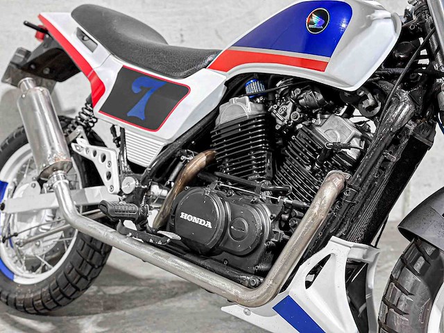 Honda vt 500e shadow chopper flat tracker 498cc 1983, mp-30-tx motorfiets - afbeelding 11 van  14