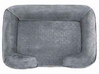 Hondenbed / hondenmand sheena l - 98 x 70 cm - grijs - afbeelding 3 van  11