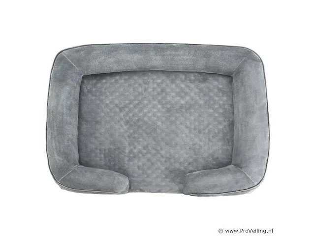 Hondenmand / kattenmand sheena xl - 105 x 82 cm - grijs - afbeelding 3 van  11