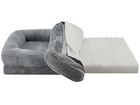 Hondenmand / kattenmand sheena xl - 105 x 82 cm - grijs - afbeelding 7 van  11