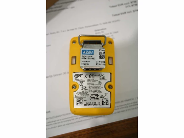 Honeywell bw clip co enkelgasdetector - nieuw - afbeelding 3 van  3