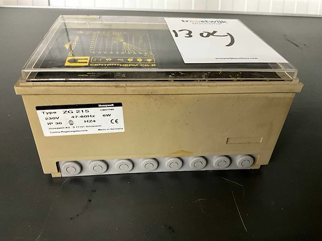 Honeywell centratherm ck-r type zg215 regelunit - afbeelding 3 van  3