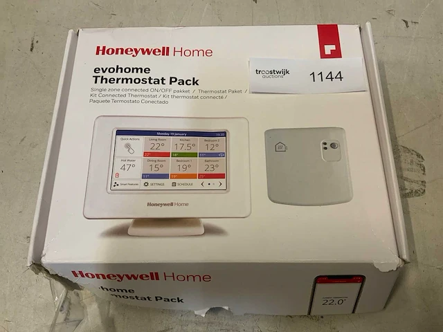 Honeywell evo home thermostaat - afbeelding 1 van  2