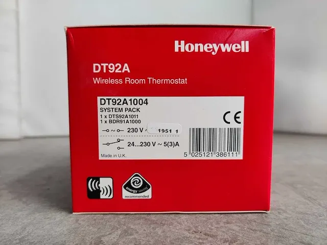 Honeywell home - dt92a1004 - digitale kamerthermostaat (2x) - afbeelding 3 van  3