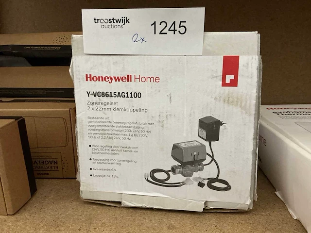 Honeywell home 2x22mm zonregelset (2x) - afbeelding 2 van  2