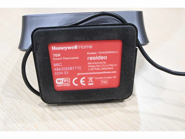 Honeywell home tgr smart thermostat thermostaat - afbeelding 3 van  3