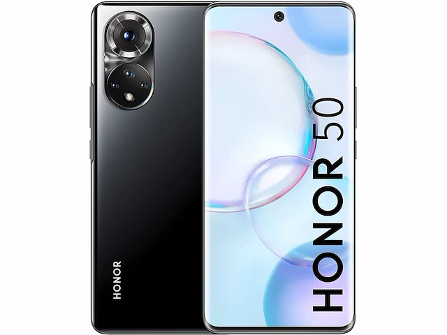 Honor 50 5g smartphone 108mp quad camera - 120hz oled 66w supercharge groen - afbeelding 1 van  5