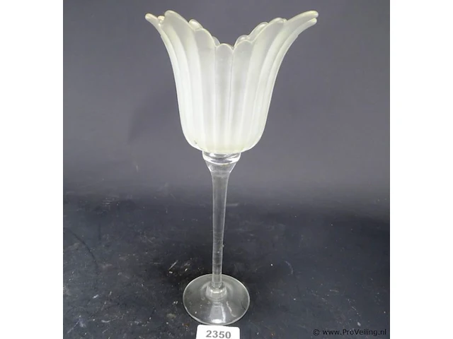 Hoog kelkglas - afbeelding 1 van  5