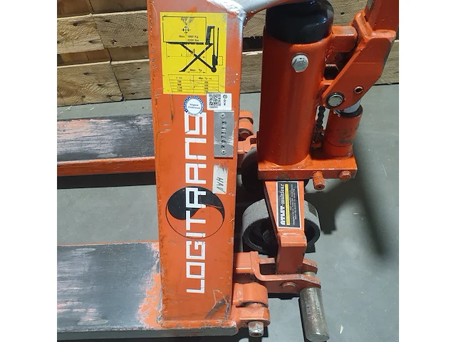 Hoogheffende palletwagen, logitrans, hl 1000/3, 1995, logitrans, hl 1000/3, 1995 - afbeelding 3 van  7