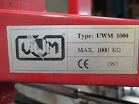 Hoogheffende palletwagen uwm 1000, bouwjaar 1997 - afbeelding 4 van  7
