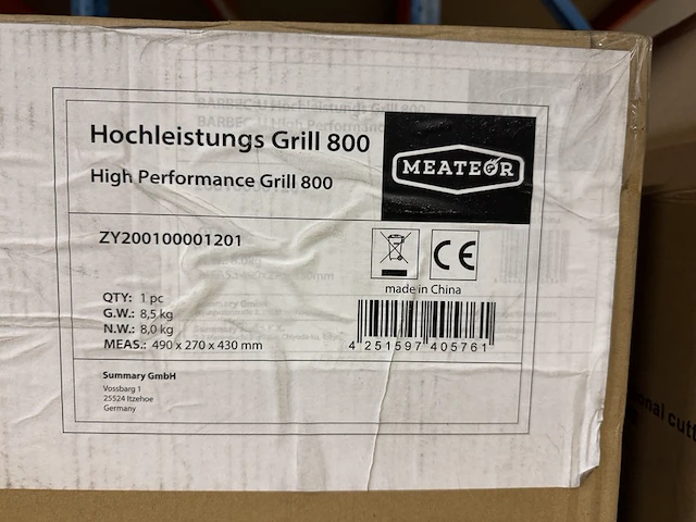 Hoogwaardige grill 800 graden meateor, helios - afbeelding 4 van  4