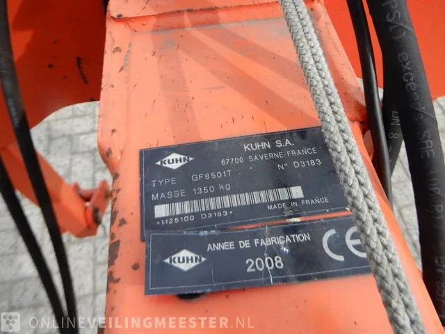 Hooi schudder kuhn, gf8501 t digidrive, bouwjaar 2008 - afbeelding 17 van  24