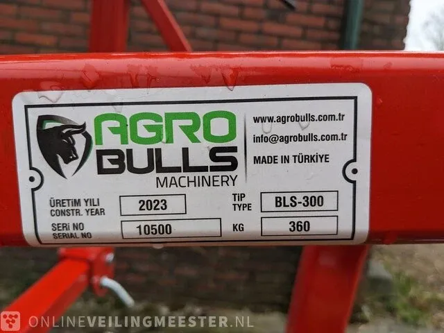 Hooi/grashark agrobulls, bls-300, bouwjaar 2023 - afbeelding 8 van  13