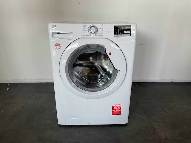 Hoover h3w4102dae1 h-wash 300 10kg 1400rpm wasmachine – wit dhz157 - afbeelding 1 van  5