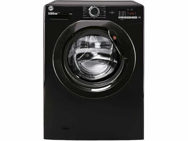 Hoover h3w492dabb wasmachine 9 kg 1400 rpm zwart - afbeelding 1 van  7