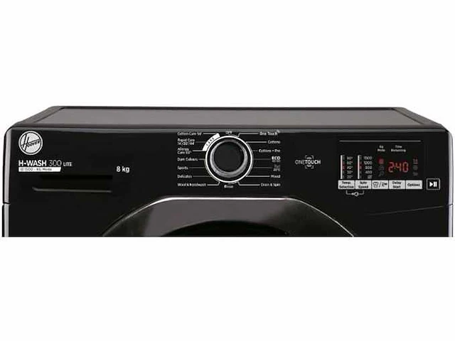 Hoover h3w492dabb wasmachine 9 kg 1400 rpm zwart - afbeelding 2 van  7