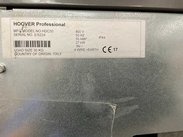 Hoover hdc30 wasdroger - afbeelding 9 van  10