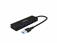 Hopday usb hub 4poorts usb 3.0 hub ultra slim usb splitter5 gbps fast transfer data hub usb a adapter - afbeelding 1 van  3