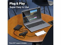 Hopday usb hub 4poorts usb 3.0 hub ultra slim usb splitter5 gbps fast transfer data hub usb a adapter - afbeelding 3 van  3