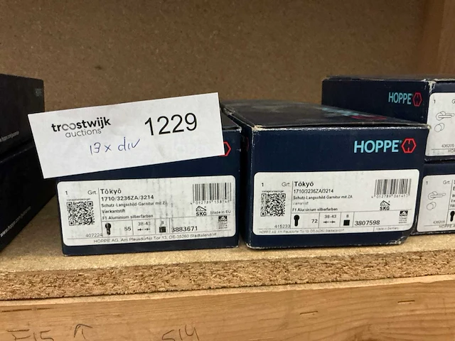 Hoppe deurbeslag divers (13x) - afbeelding 3 van  5