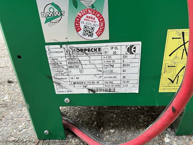 Hoppecke - 24v 30a - battery chargers - 2014 - afbeelding 2 van  2