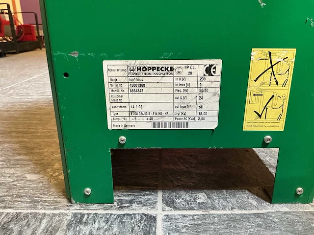 Hoppecke - 24v 60a - acculaders - afbeelding 3 van  3