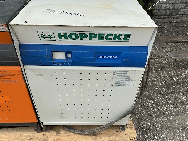 Hoppecke - 48v 100a - acculaders - 2011 - afbeelding 1 van  3