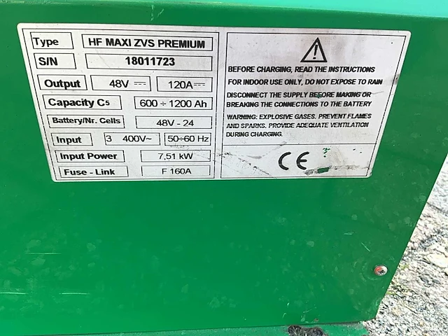 Hoppecke hf maxi acculader - afbeelding 5 van  5
