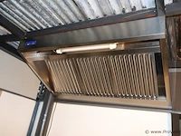 Horeca afzuigsysteem, rvs - 140x44x90cm