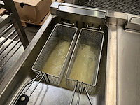 Horeca dubbele friteuse 80x88x85 zanussi - afbeelding 12 van  12