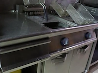 Horeca-frituur, rvs - 120x74x90cm - afbeelding 1 van  4