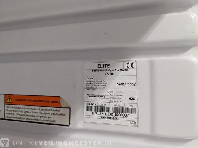 Horeca koeler elite, ks601 - afbeelding 6 van  6