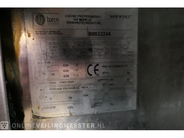 Horeca opstelling, gasgestookt - afbeelding 8 van  26